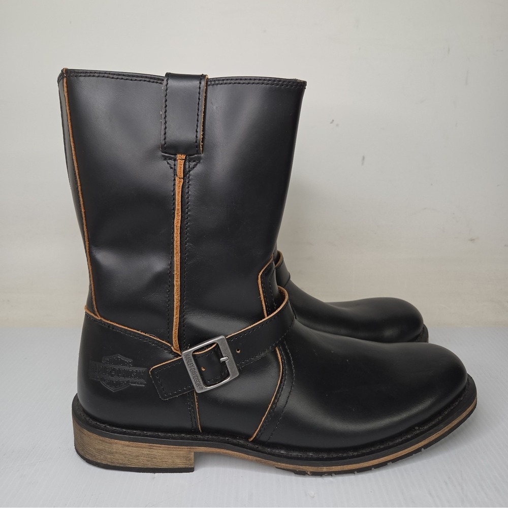 Harley Davidson Dendon D93667 Mens Motorcycle Engineer Boot Black Sz 13M